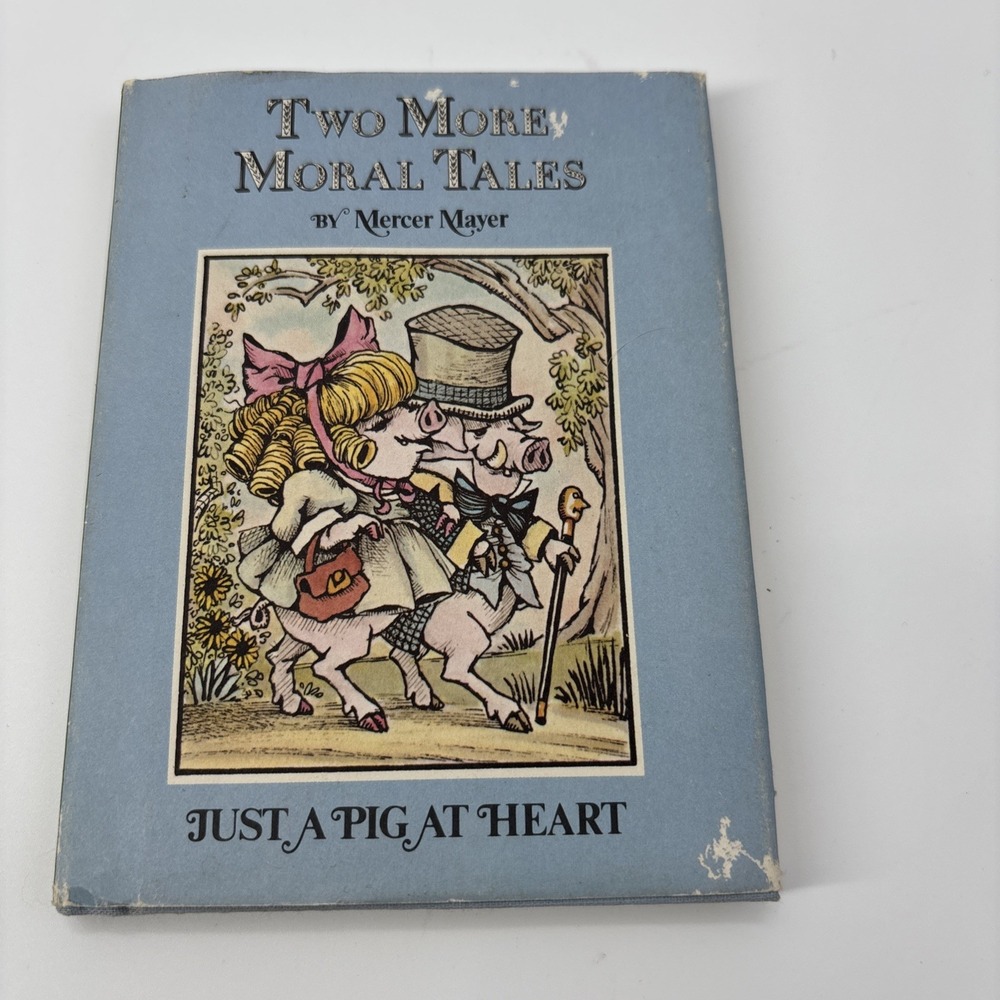 Mercer Mayer Two Moral Tales Reversible Wordless Picture Book Vintage 1974